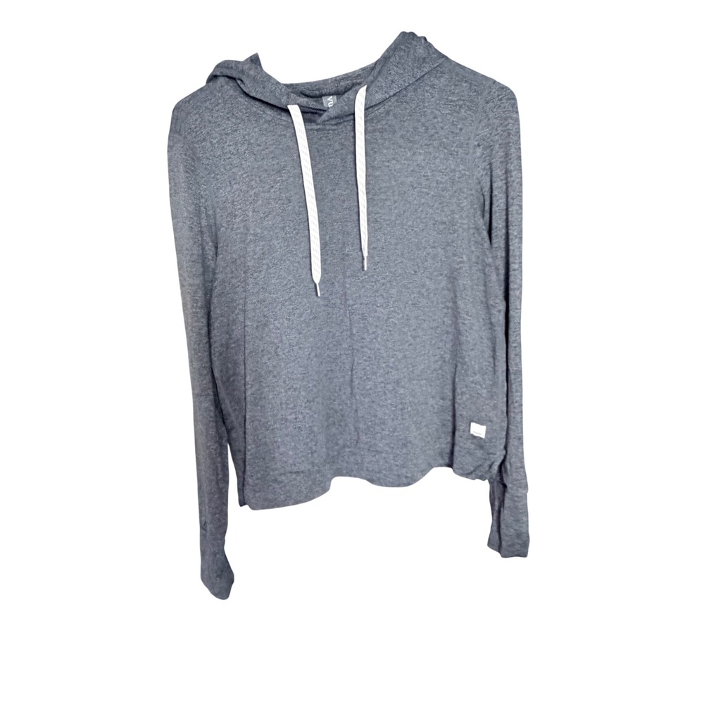 Vuori Halo Essential Hoodie Heather Gray Size S